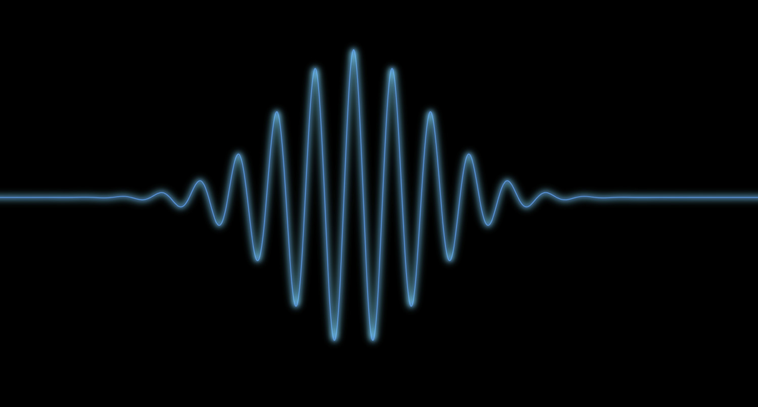 visual soundwave representing how people perceive sound and speech clarity
