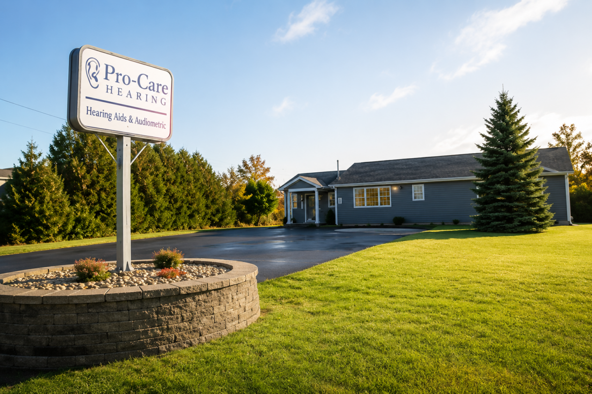 Pro-Care Hearing office in Plattsburgh, NY where patients receive comprehensive hearing evaluations and personalized hearing care.